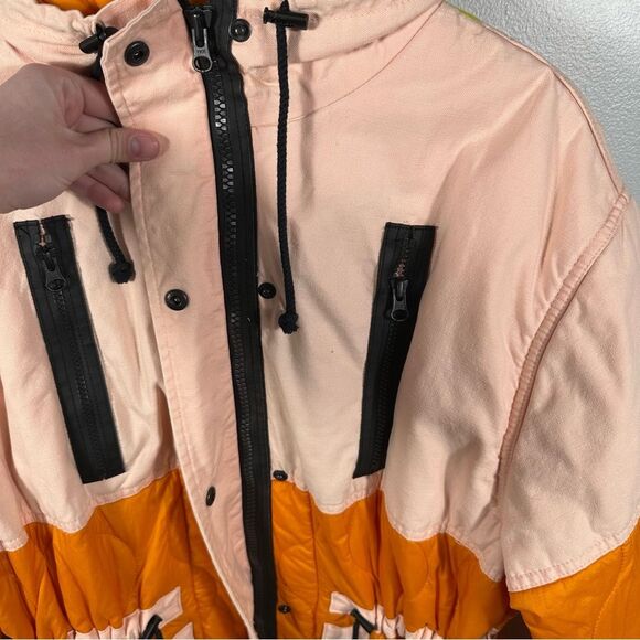 We The Free For Free People Neon Colorful Quilted Firefly Parka Size Small - Picture 7 of 16